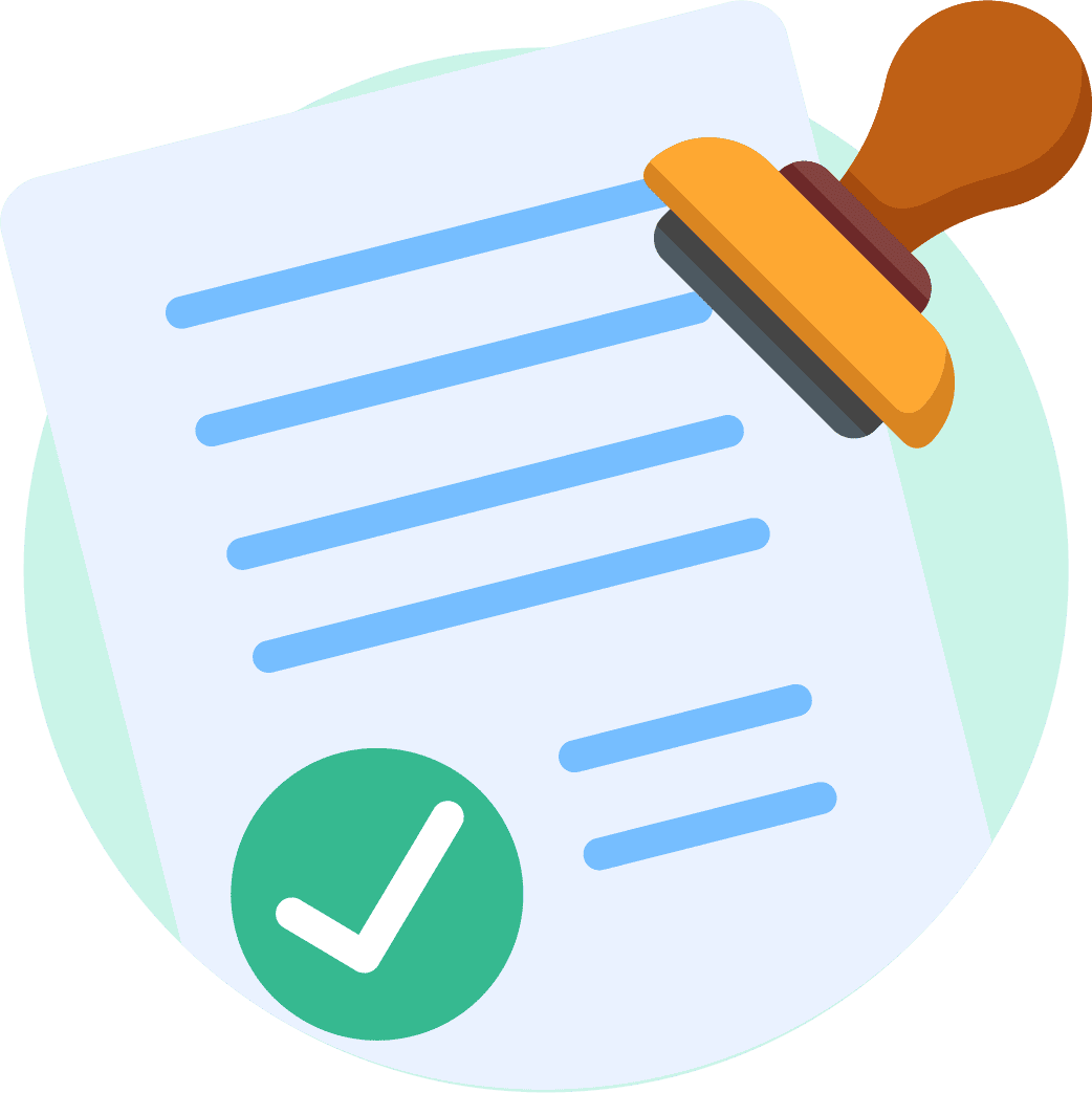 公司設立流程 - STEP5 公司設立登記核准 Icon